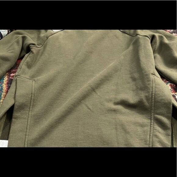 Lou and Grey Sweater Womens XS Pullover Oversized Top Olive Knit Cotton Blend - Picture 9 of 9